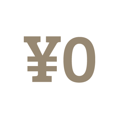 ¥0